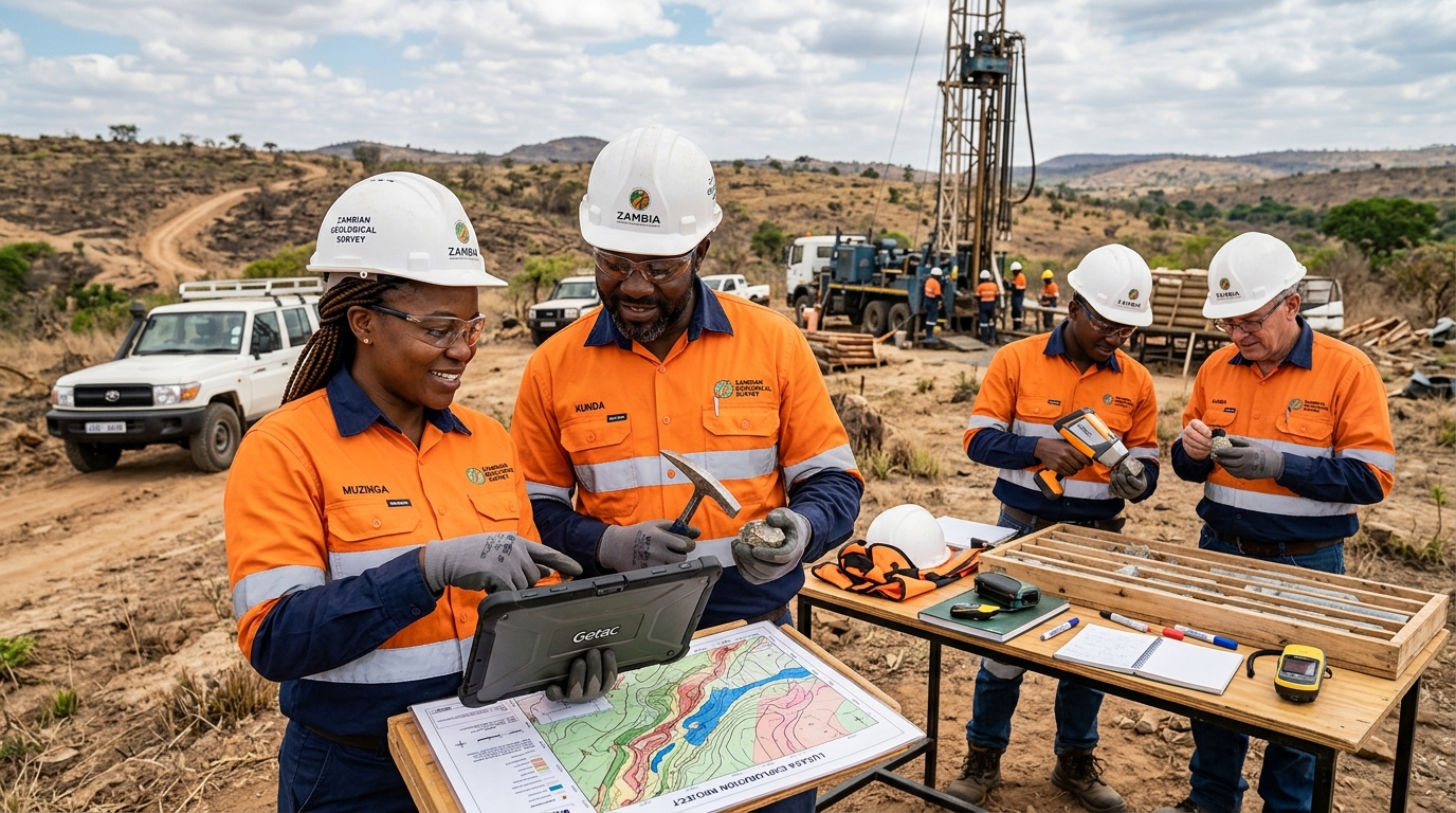 MineitZm Geological Exploration Team in Zambia