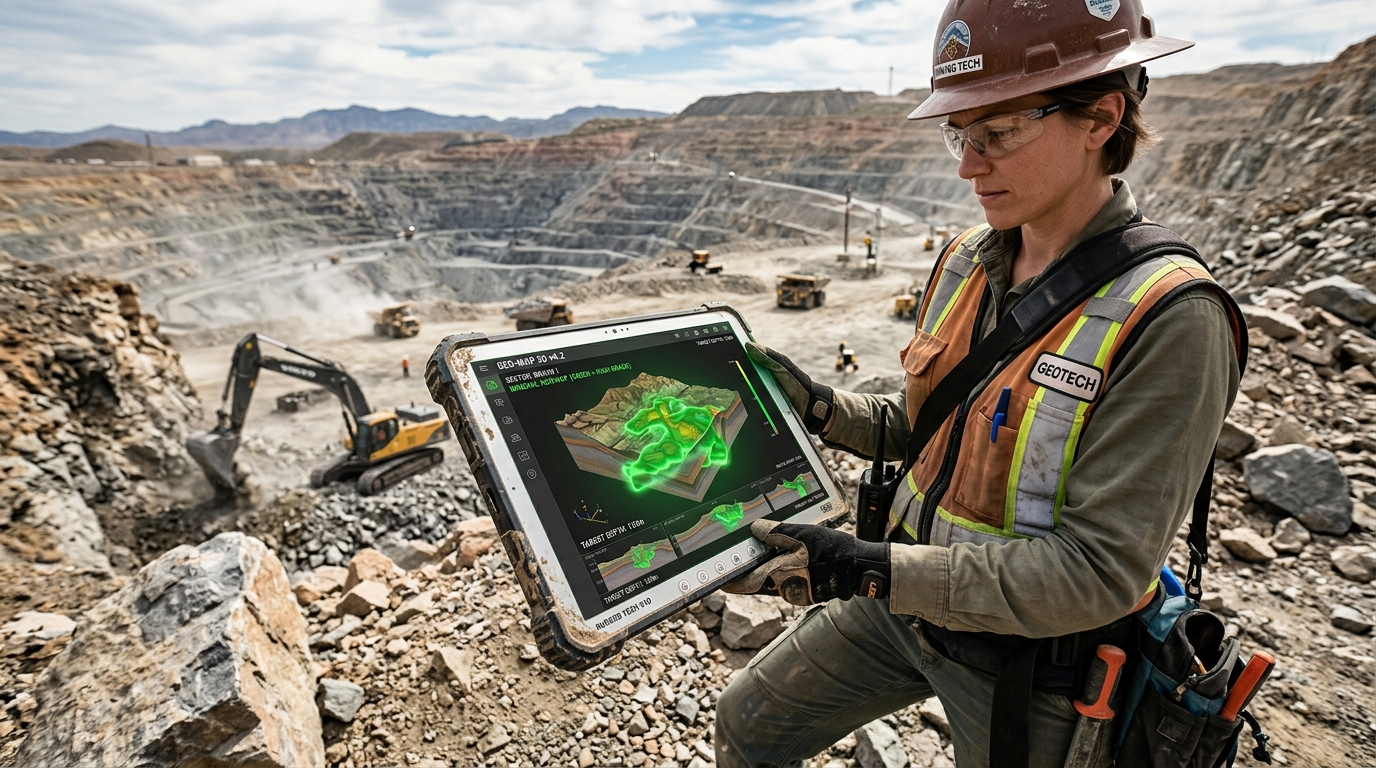 MineitZm Digital 3D Geological Data Tablet